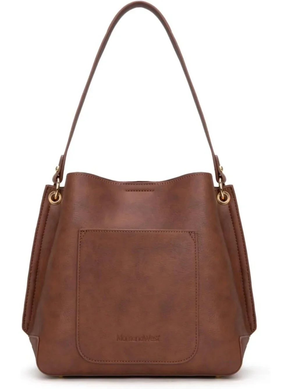 Stylish Medium Hobo Bag for Women | 3 Compartments, Zip Divider & Detachable